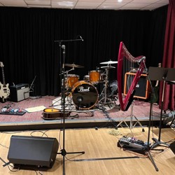 The setup for the Western Starts show